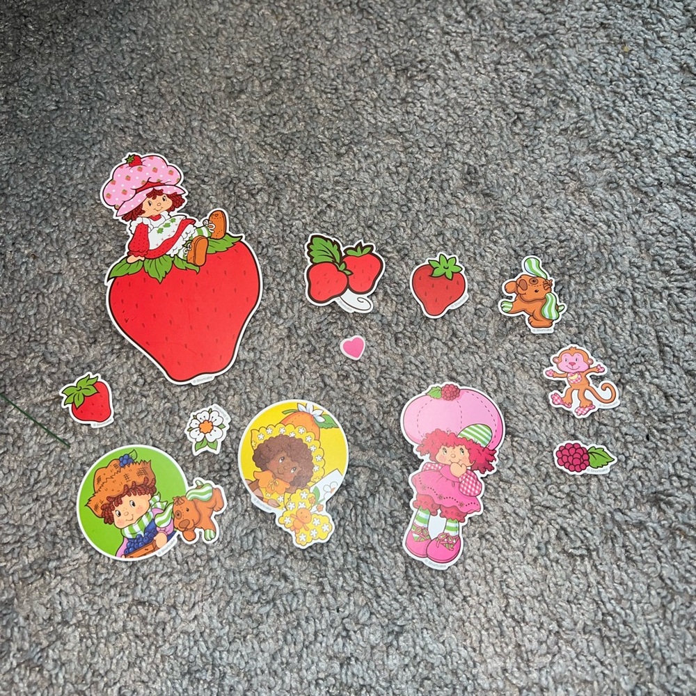 3 for $12 Strawberry Shortcake Themed Stickers
